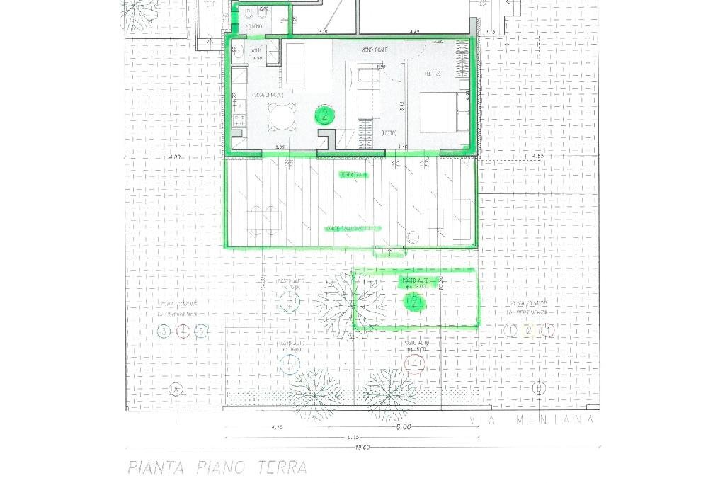 Two-room apartment Viale Roma, Cervia - floor plans 1