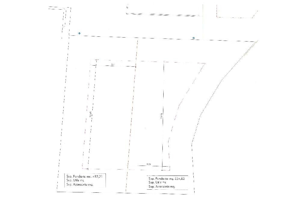 Terreno edificabile Via E. Ferrari, Baricella - planimetria 1