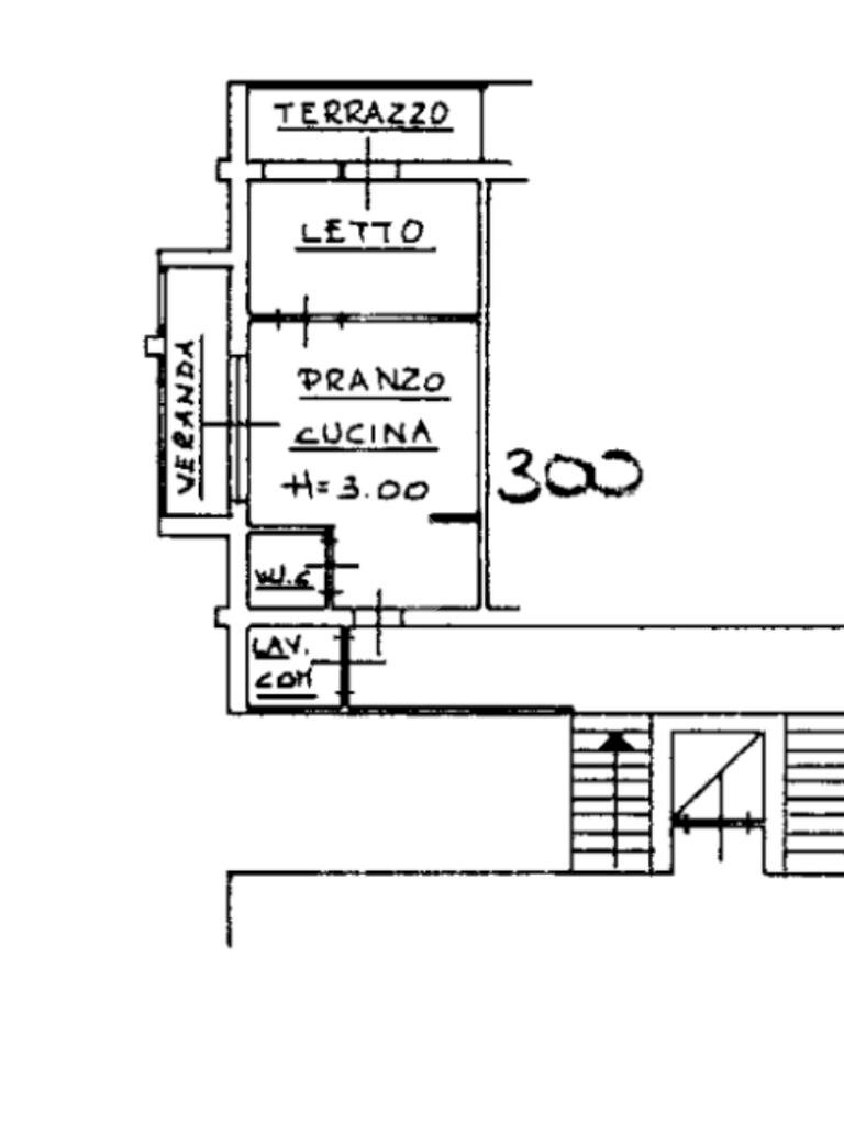 Two-room apartment Via A. Modigliani, Cesenatico - floor plans 1