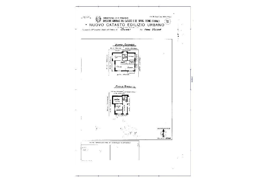 Casa indipendente Villaggio Vianoz, Quart - planimetria 1