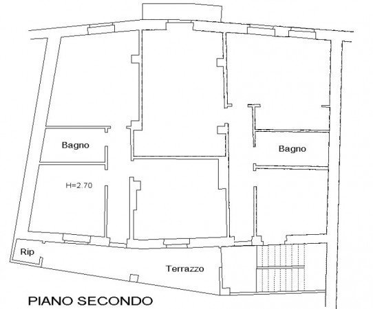 Independent house via Roma, 32, Beinette - floor plans 1