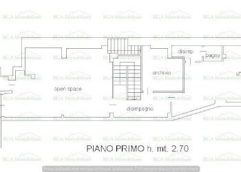 Planimetria - Ufficio via Borgo Palazzo, Bergamo - foto 24