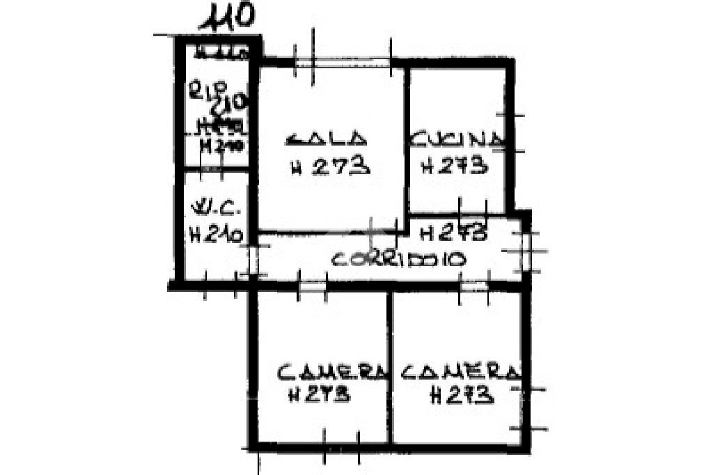 Villa Via Giacobazzi, Sassuolo - planimetria 1