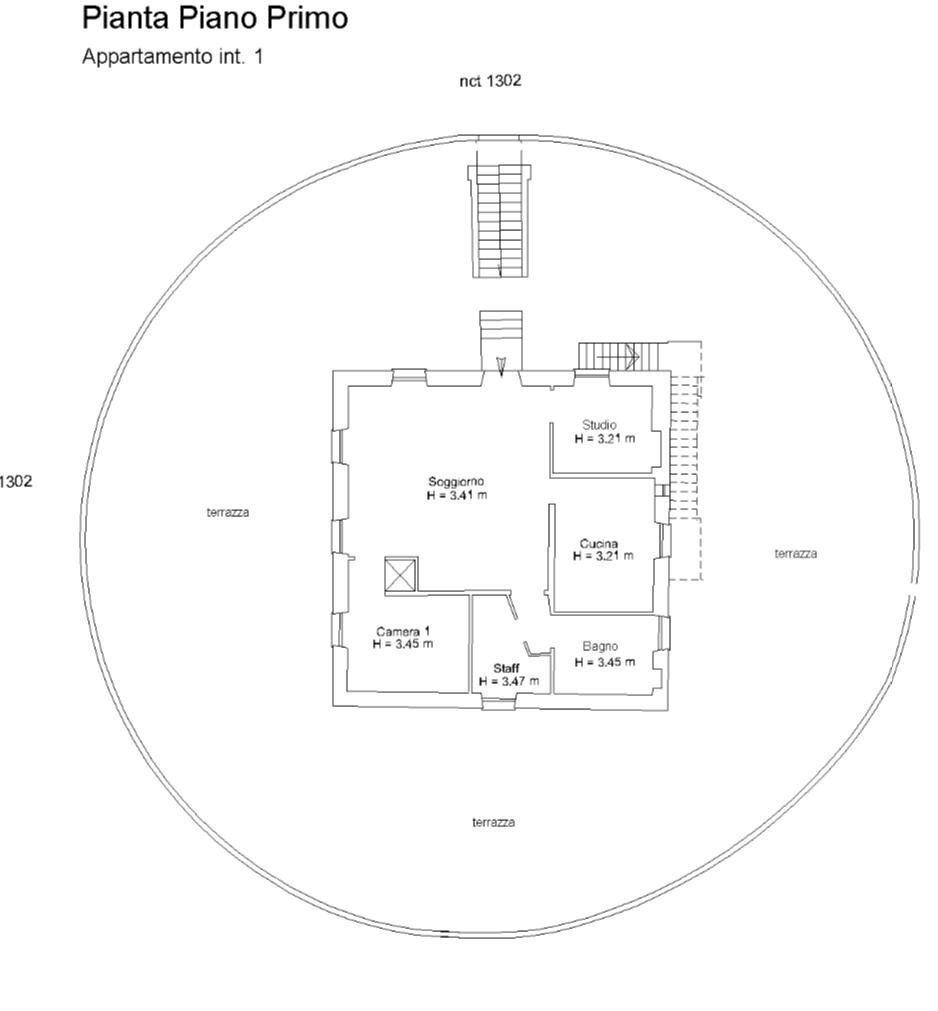 Appartamento Camogli - planimetria 1