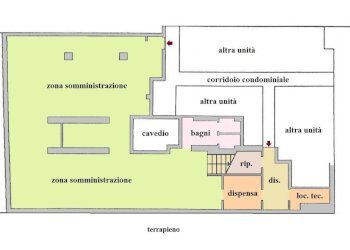 Planimetria - Negozio piazza Eroi della Libertà, Bordighera - foto 4