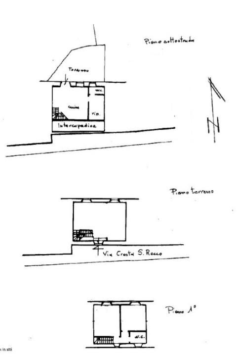 Villa a Schiera via dei Floricoltori, Genova - planimetria 1