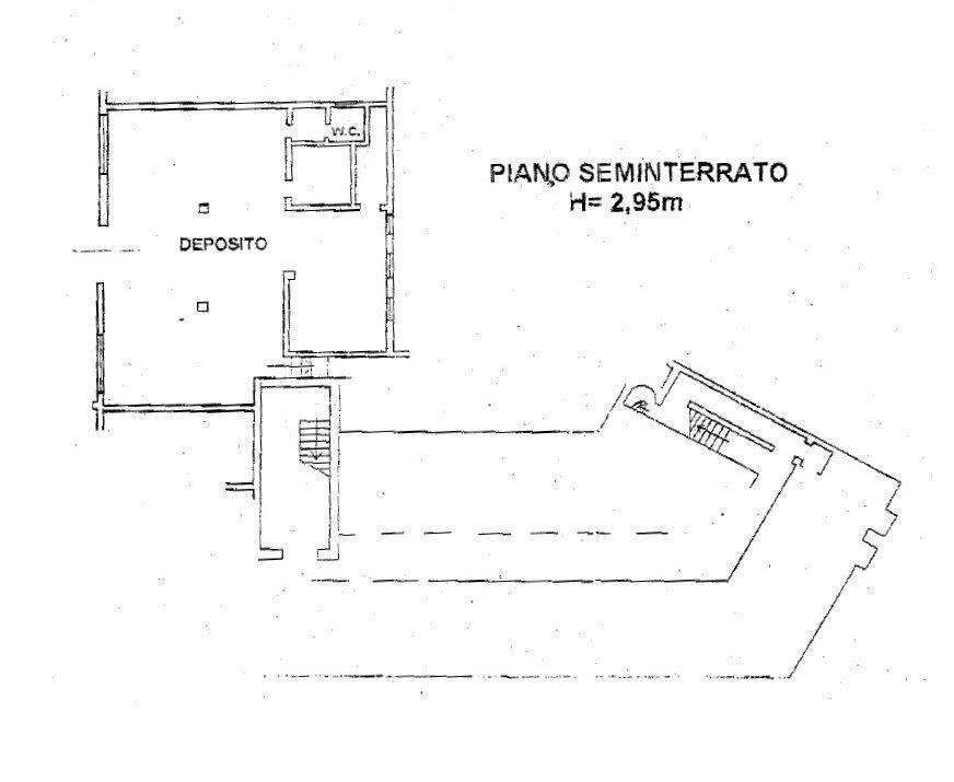 Negozio via Enrico Mattei, 26, Bologna (zona San Vitale) - planimetria 1