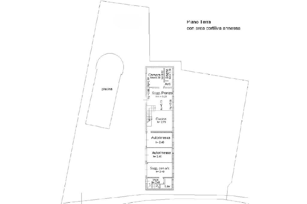 Independent house Via posta, Mirandola - floor plans 1