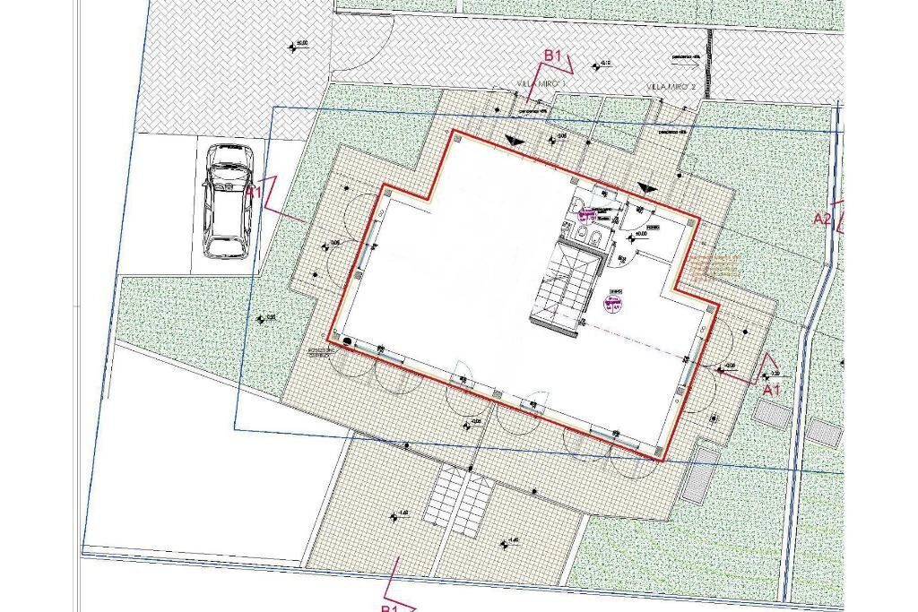Terreno edificabile Strada delle Vigne, Pecetto Torinese - planimetria 1