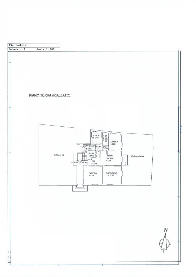 Appartamento Bologna (zona Centro Storico) - planimetria 1