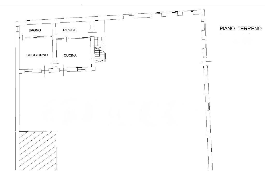Independent house Via del Genio, San Francesco al Campo - floor plans 1