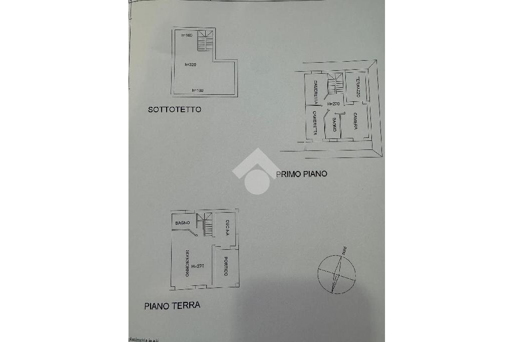Villa Via granozzo, Granozzo con Monticello - floor plans 1