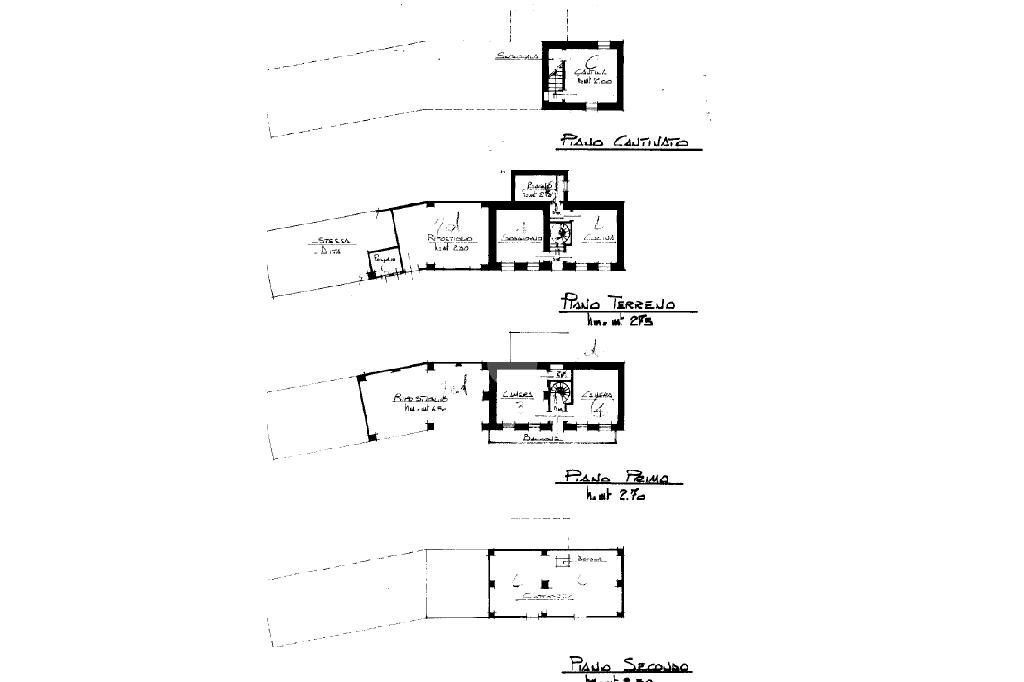 Semi-detached house Via Avogadro, Quaregna Cerreto - floor plans 1