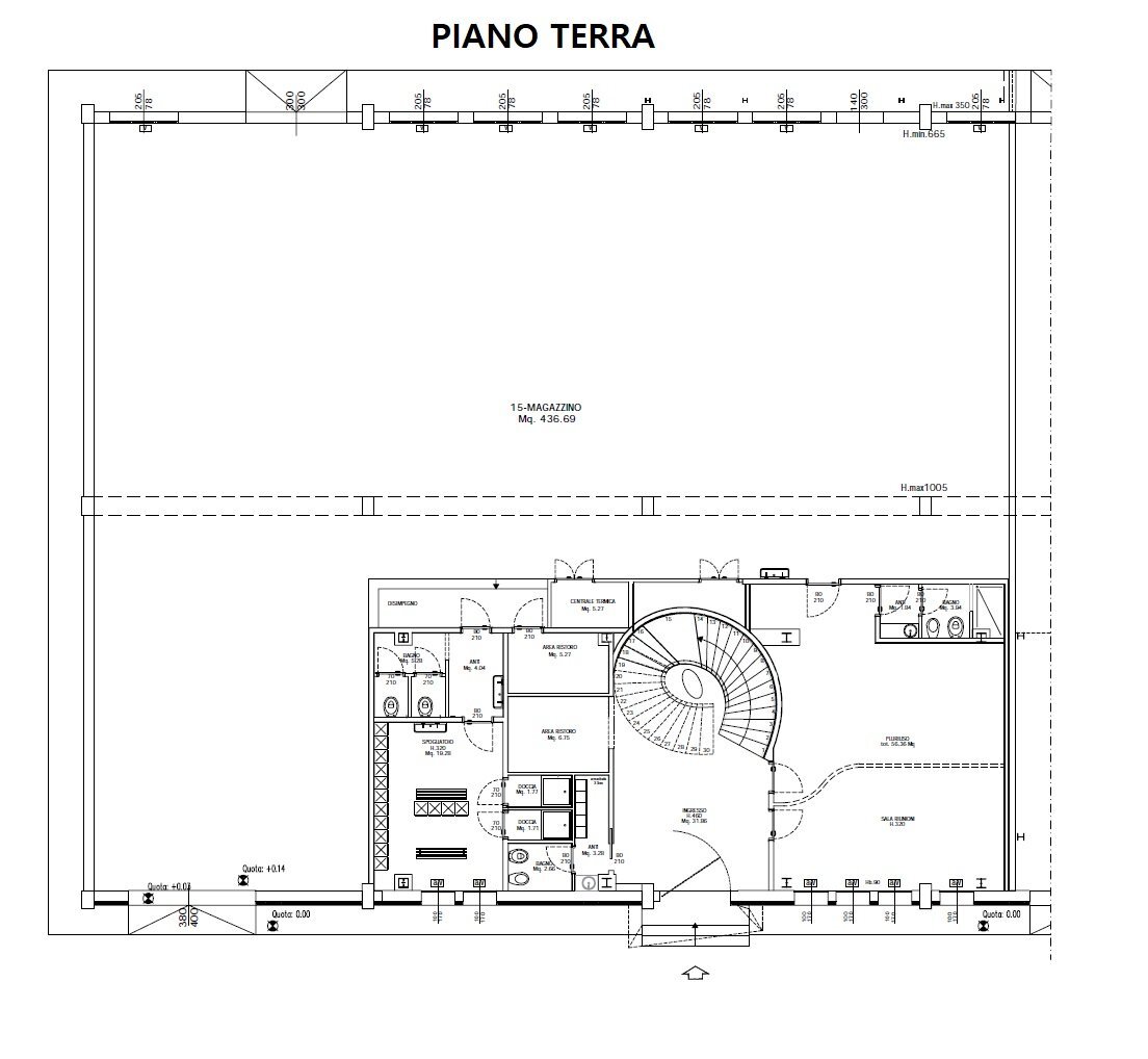 Capannone via fulton, 8, San Giovanni in Persiceto - planimetria 1