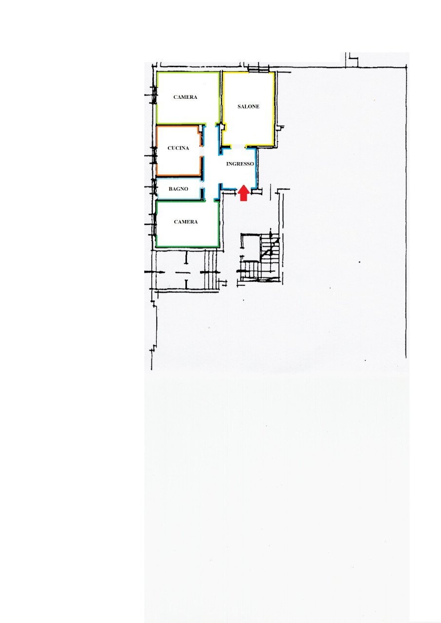 Appartamento Pianoro - planimetria 1