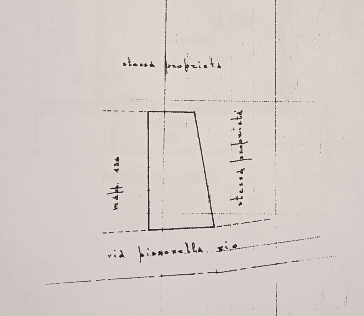 Bilocale via Pissorella, Camogli - planimetria 1