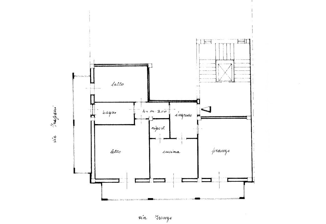 Three-room apartment VIA ISONZO, Siracusa - floor plans 1