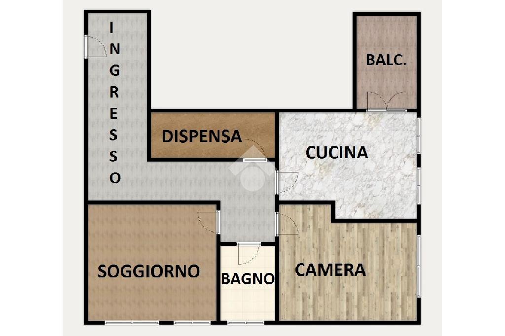 Quadrilocale Via Vittorio Veneto, Busalla - planimetria 1
