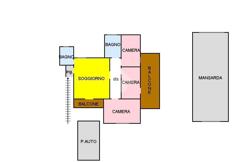 Apartment Largo Cantagalli, Russi - floor plans 1