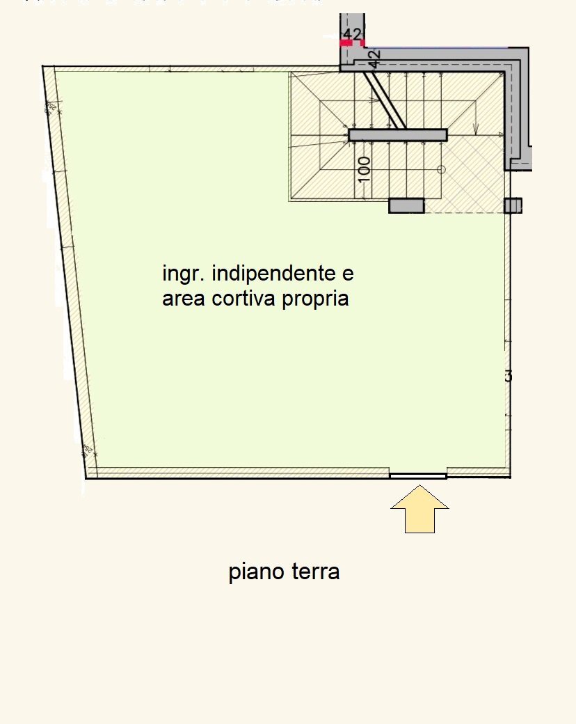 Quadrilocale via dei Partigiani, Valeggio sul Mincio - planimetria 1