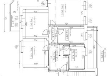 Planimetria - Three-room apartment via Circonvallazione Vigne, 14, Chiusa di Pesio - photo 1