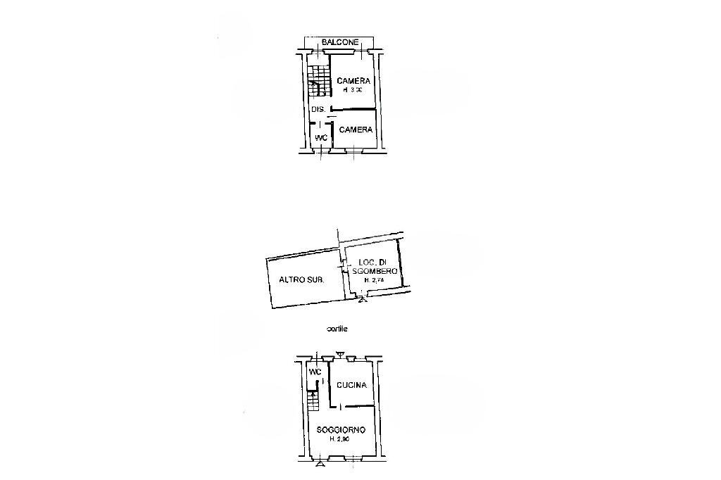 Rustic Corso Italia, Bianzè - floor plans 1