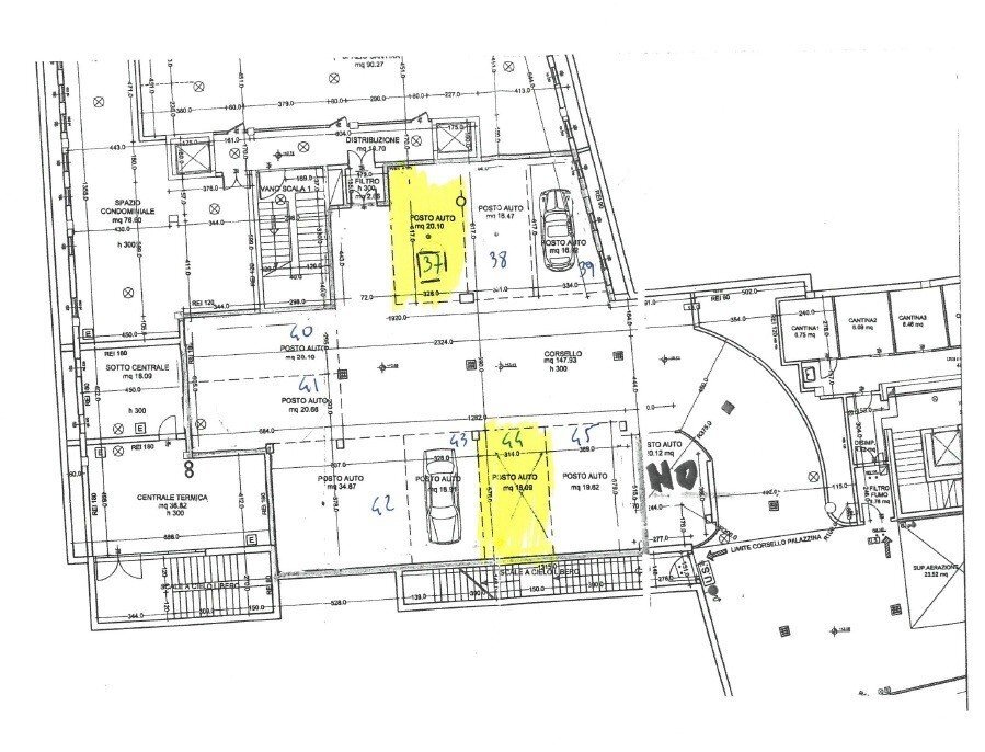Posto Auto Bologna - planimetria 1