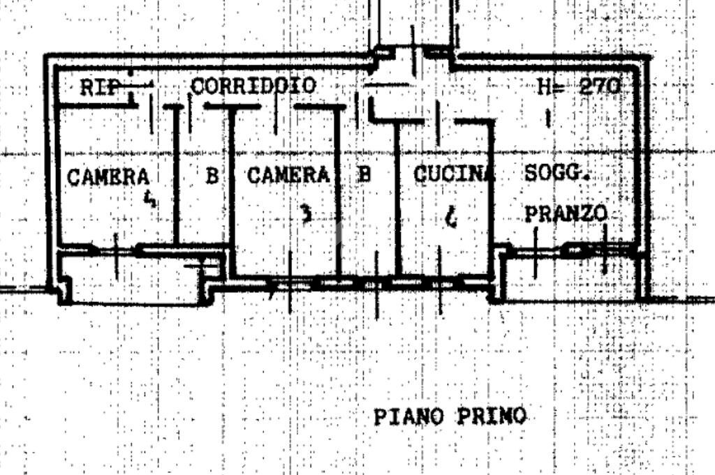 Trilocale Via Davide Squarini, Momo - planimetria 1