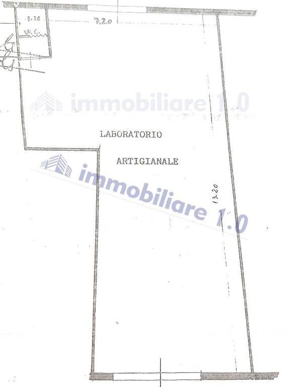 Planimetria - Negozio via Santissimo Salvatore, Alcamo - foto 2
