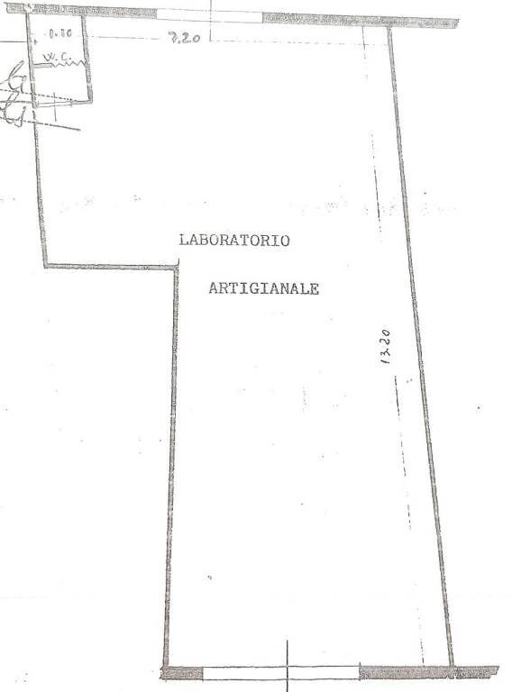 Planimetria - Negozio via Santissimo Salvatore, Alcamo - foto 3