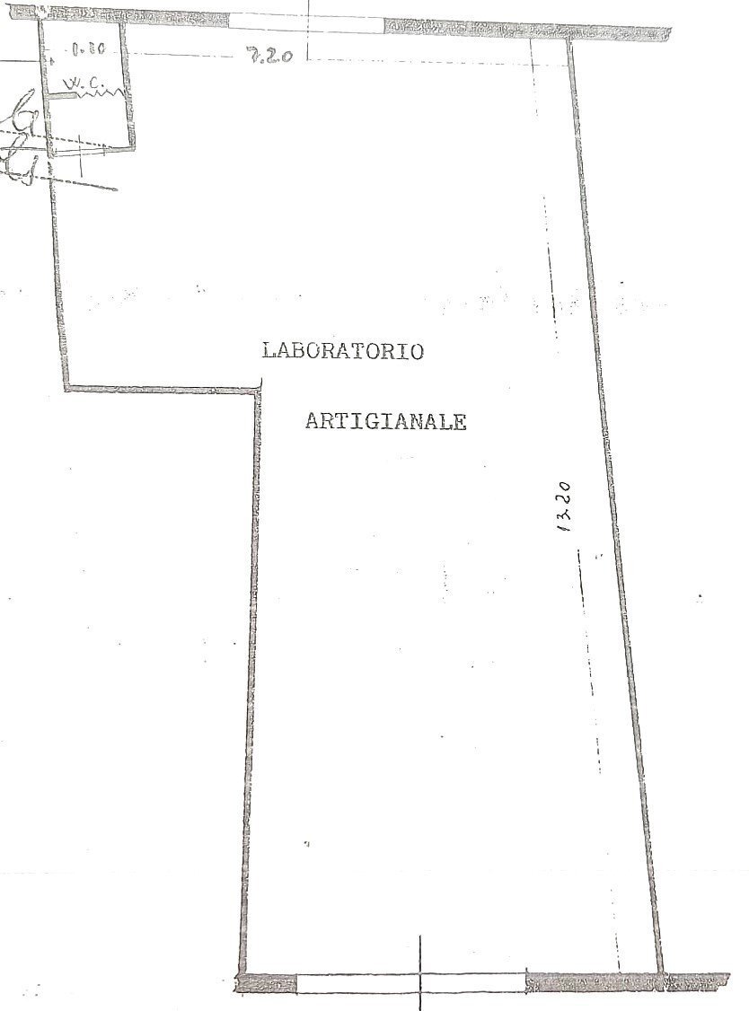 Negozio via Santissimo Salvatore, Alcamo - planimetria 1