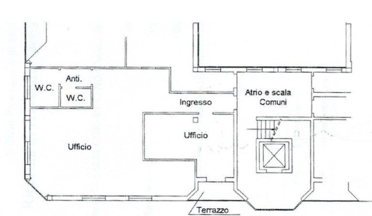 Ufficio Casalecchio di Reno - planimetria 1