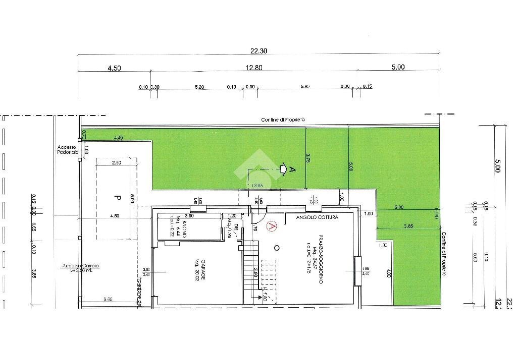 Villa a Schiera Via Milazzo, Sassuolo - planimetria 1
