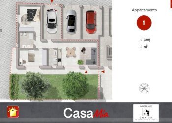 Planimetria - Trilocale via di Mezzo, 23, Verucchio - foto 4