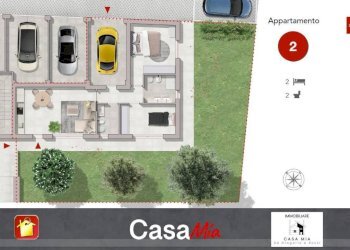 Planimetria - Trilocale via di Mezzo, 23, Verucchio - foto 4