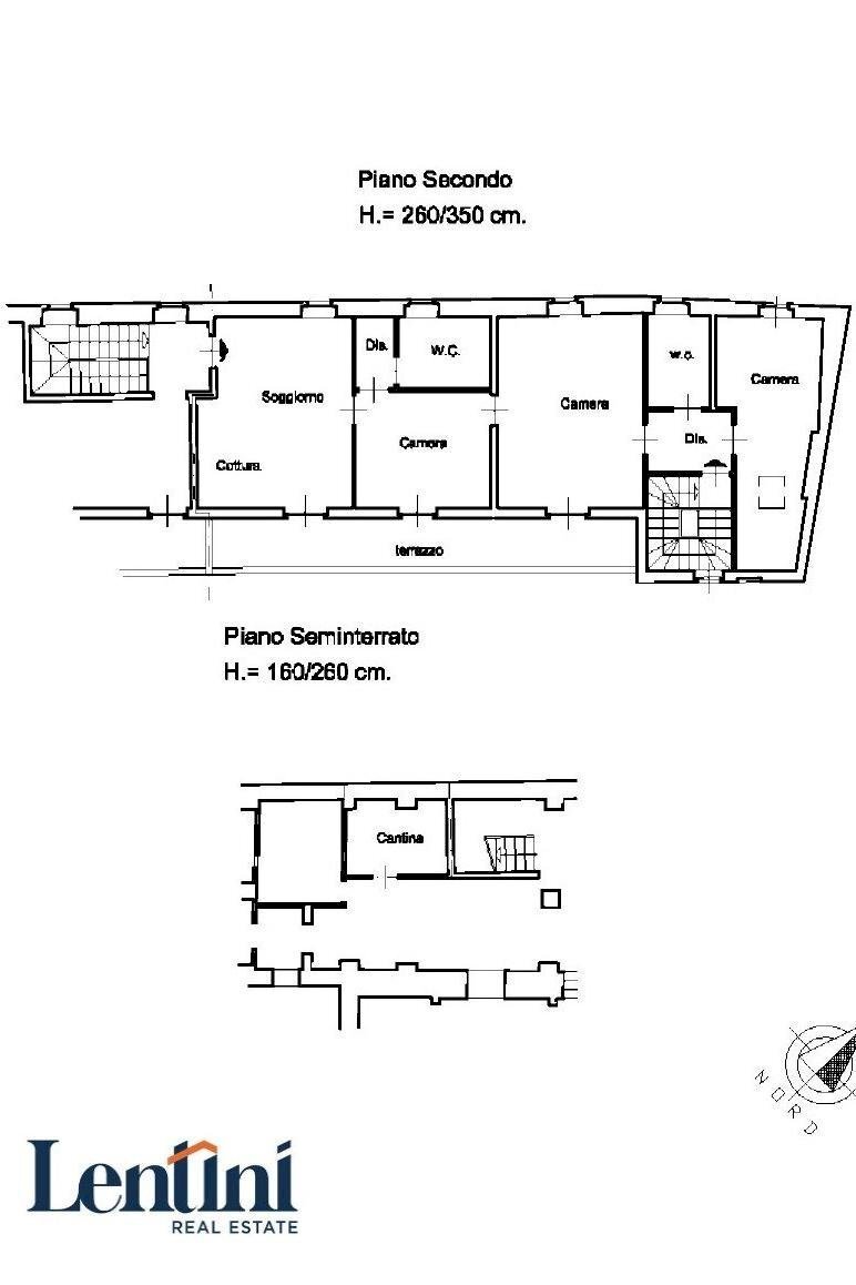 Attico via Principessa Jolanda, 2, Montemagno - planimetria 1