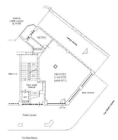 Office via Mario Rosso, 59, Beinette - floor plans 1