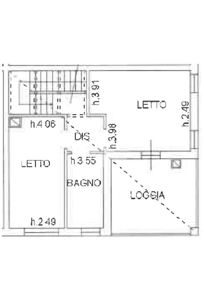Terraced Villa Via delle Bietole, Ravenna (neighborhood Montagnola) - floor plans 1