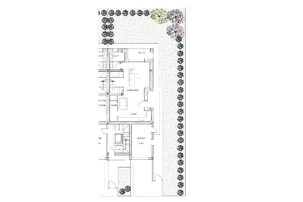 Portion of a house via Val d'Enza, Sant'Ilario d'Enza - floor plans 1