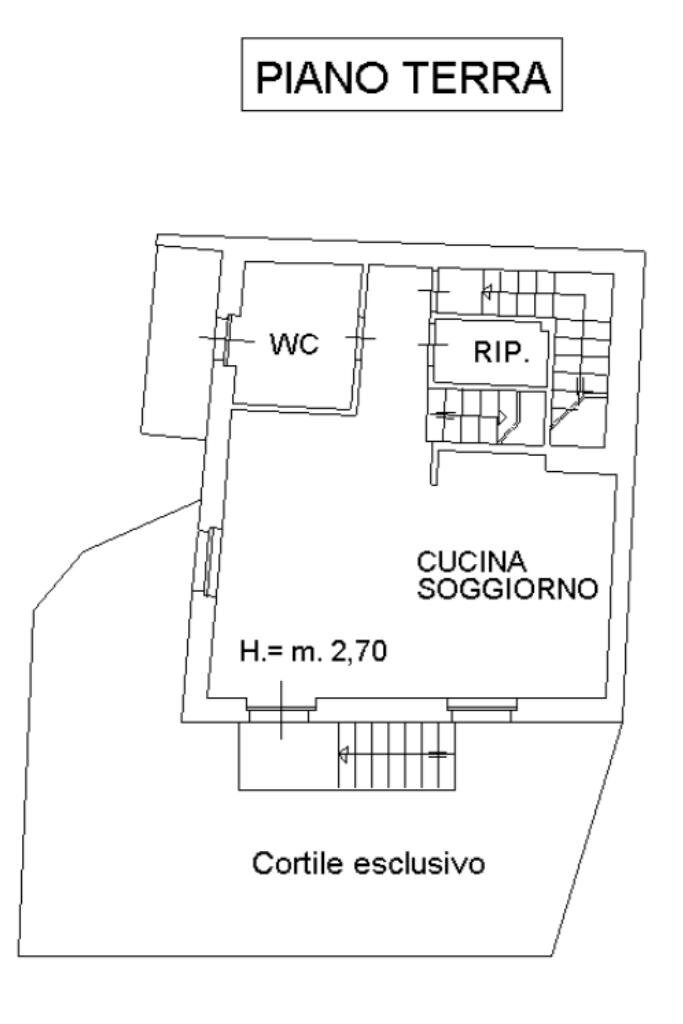 Casa semi indipendente Via Beato Bartolomeo, Cervere - planimetria 1