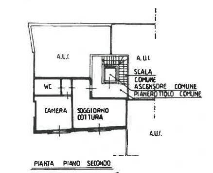 Two-room apartment via Sacro Monte, 20, Varese - floor plans 1