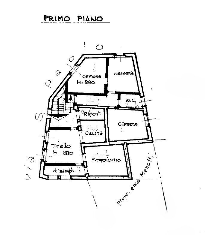 Casa indipendente via San Paolo, Cadegliano-Viconago - planimetria 1