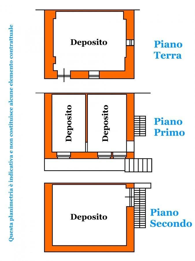 Magazzino Borgata Prageria, Perosa Argentina - planimetria 1