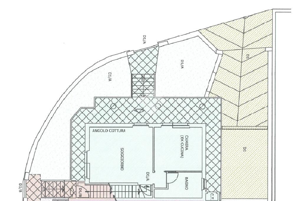 Trilocale Via Torino, San Francesco al Campo - planimetria 1