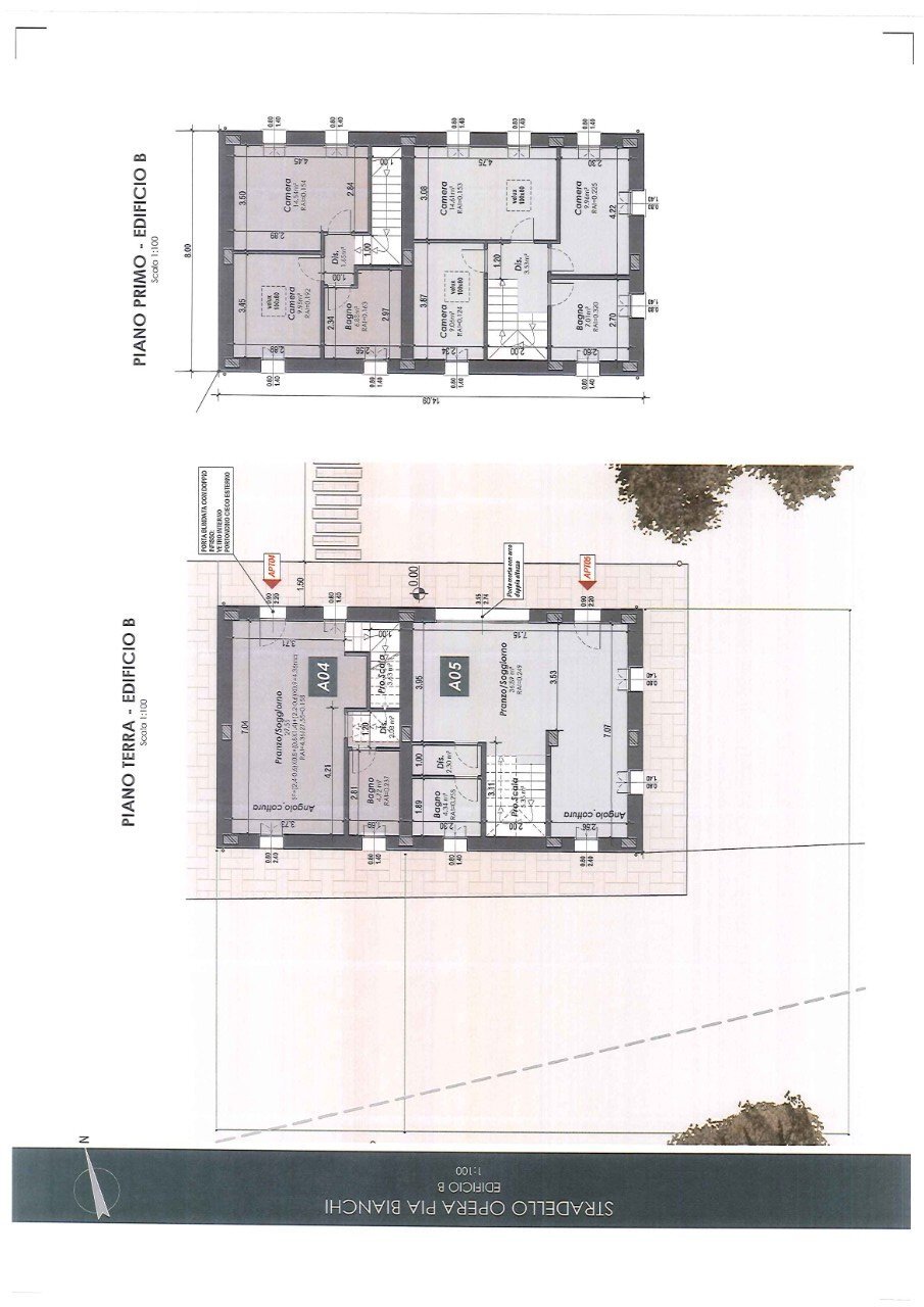 Semi-detached Villa Modena - floor plans 1