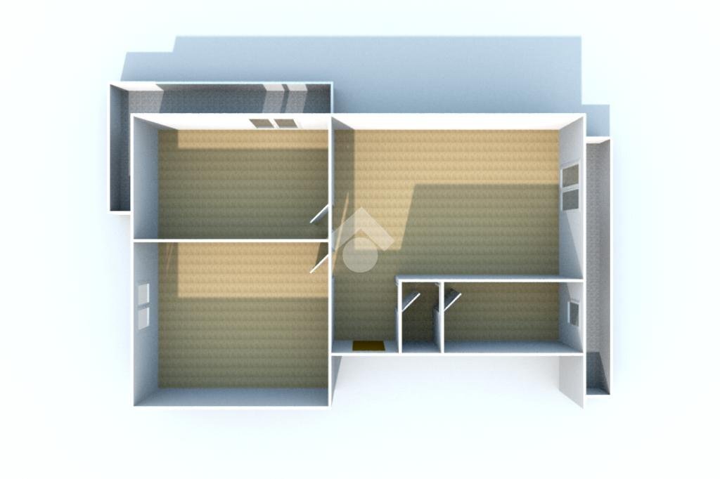 Three-room apartment Via Aurelio Robino, Canelli - floor plans 1