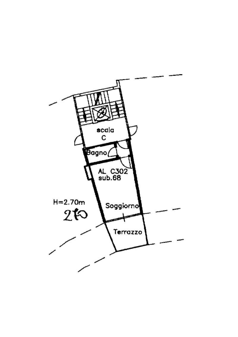 disegno1-modello_page-0001 - Appartamento via G. B. Panizzi, 26, Sanremo - planimetria 1