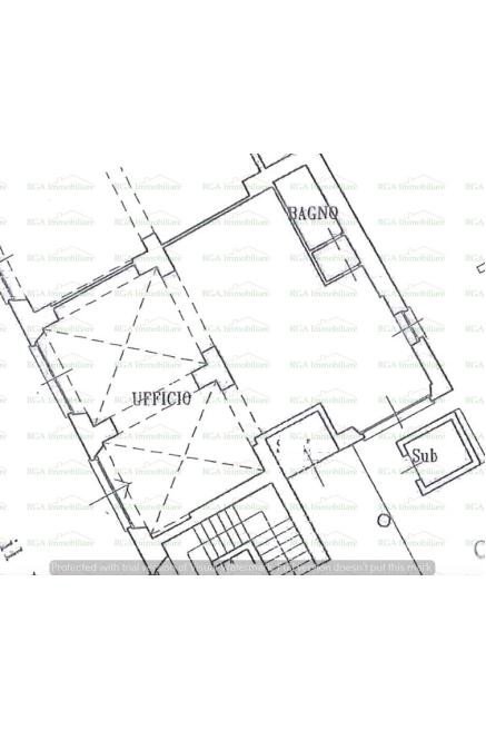 Negozio via Jacopo Palma il Vecchio, Bergamo - planimetria 1