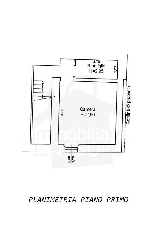 Independent house via Rocca, Verucchio - floor plans 1
