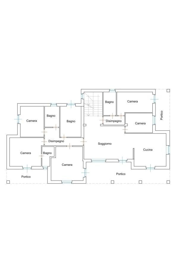 Villa via Torino, Dogliani - floor plans 1